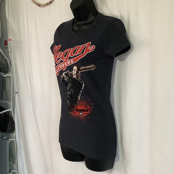 Loot Crate Black Walking Dead Negan Sluggers Tee M - Picture 5 of 11